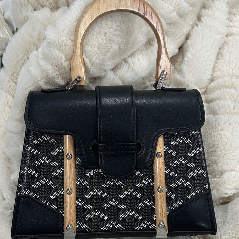 Black and Tan Mini Bag